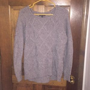 Grey knit sweater